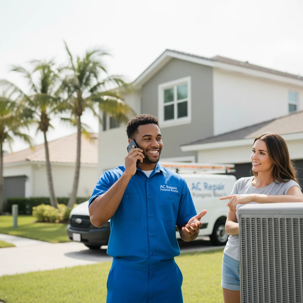 AC Repair Pompano Beach customer support in Cooper City
